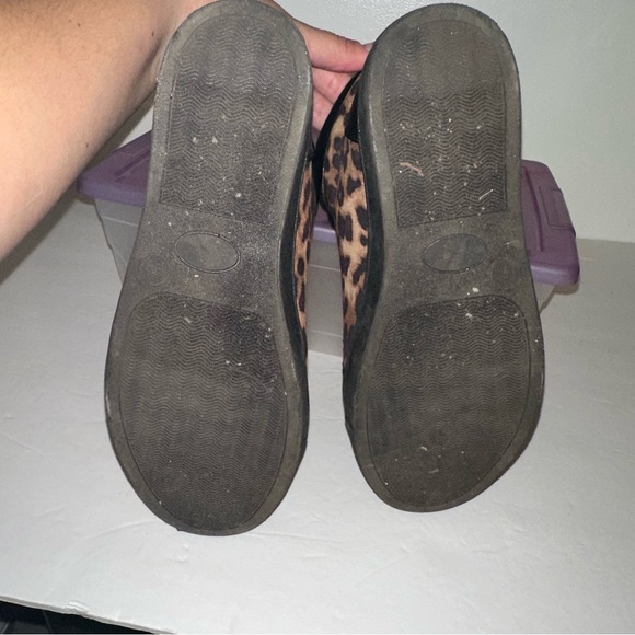 Steve Madden Leopard Print High Top Lace Up & Zip Up Sneaker Size 5M Womens - Picture 4 of 15